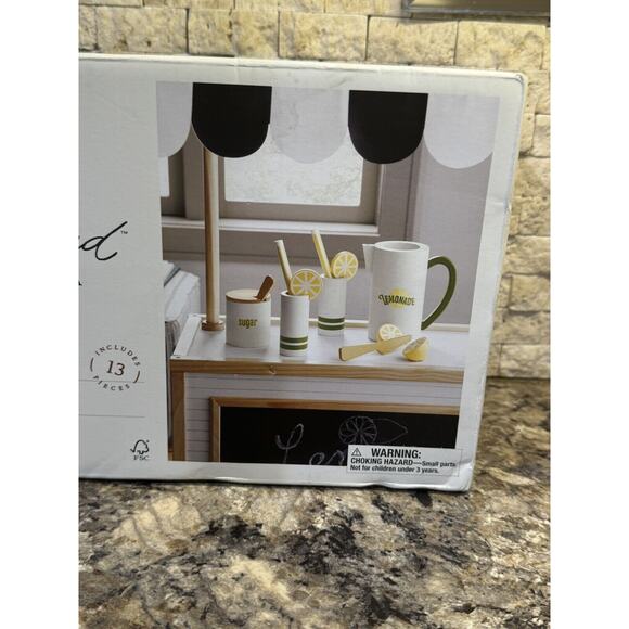 Hearth and Hand With Magnolia Wooden Lemonade 13 Piece Play Set New In Box. - Picture 4 of 9